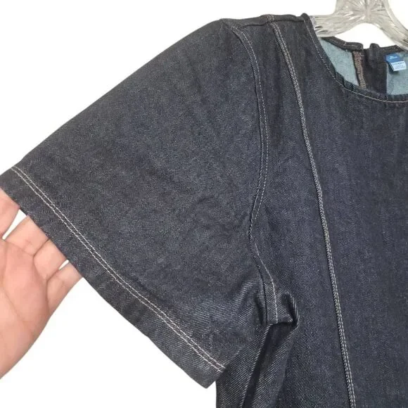 Old Navy Denim Blue Mini Dress Size XL Petite - Picture 4 of 8